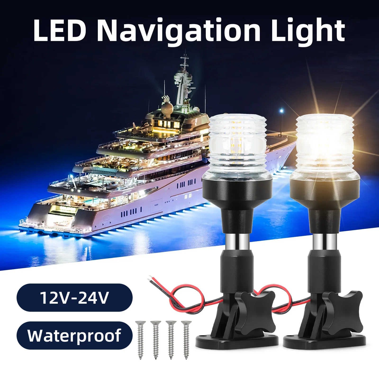 AD 12-24V Navigation Light 6in - Fishing Boat Paddle review and price
