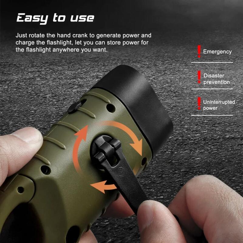 Hand Crank Solar Powered Recha - Fishing Boat Navigation Light review and price